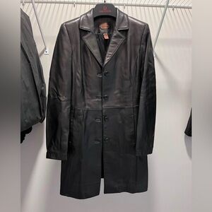 Danier leather jacket ladies XS black